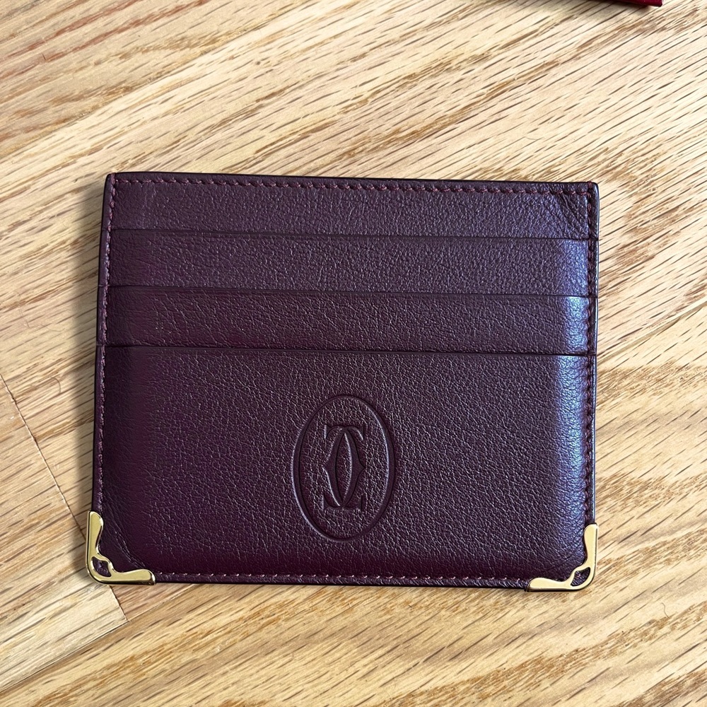 Cartier : must de Cartier card holder 6 credit